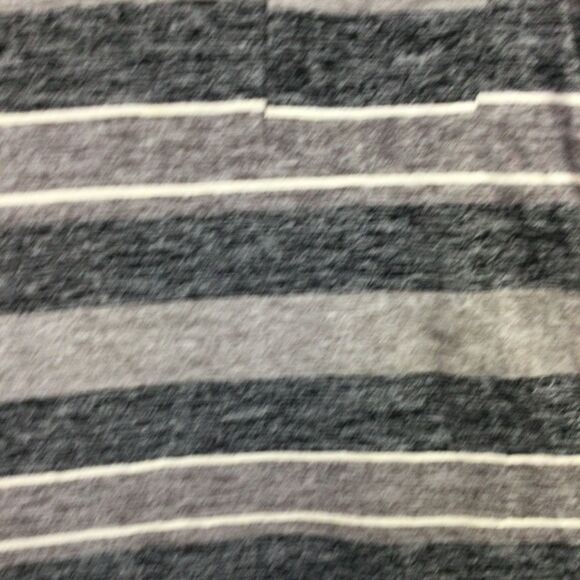 Christopher & Banks Womens V-Neck T-Shirt Short Sleeves Striped Gray Size PS - Picture 5 of 16